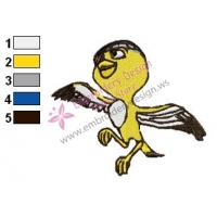Rio Nico Angry Birds Embroidery Design 02